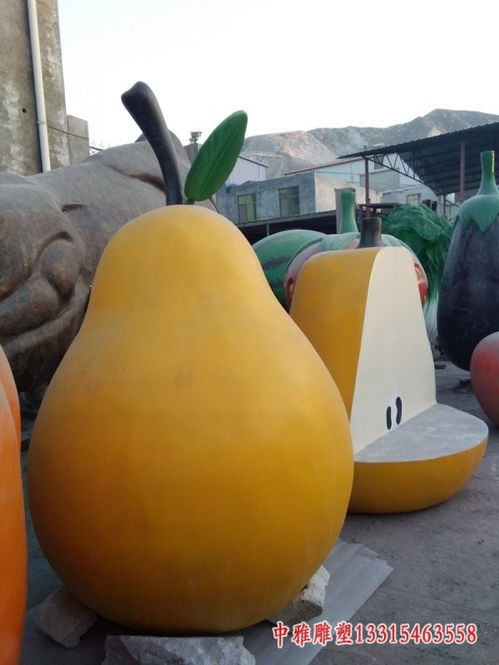 农场玻璃钢仿真水果雕塑——点亮信阳果品艺术新篇章